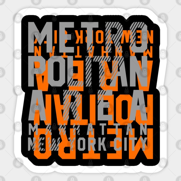 Metropolitan Area Sticker by TambuStore